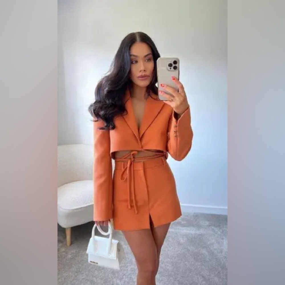 Women's Orange Skort